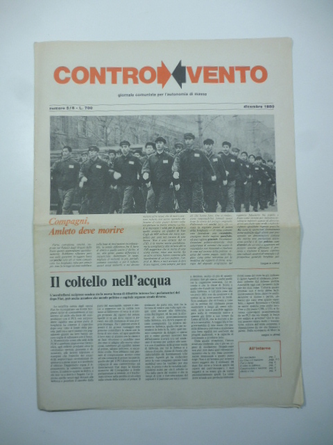 Controvento. Giornale comunista per l'autonomia di massa. N. 5/6. Dicembre 1980